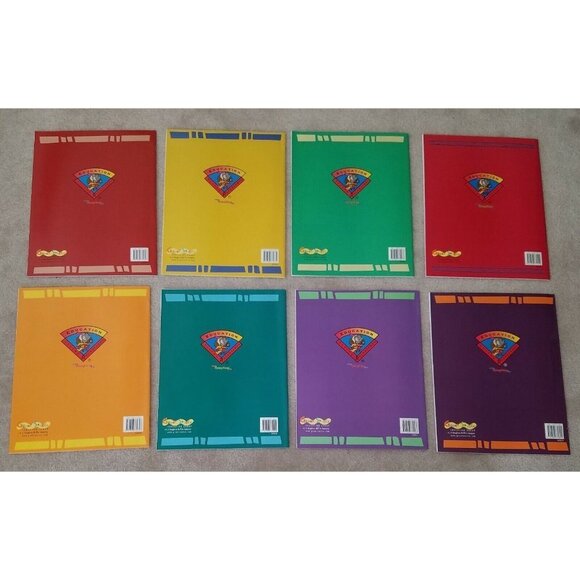 8 NEW Fraboomerang Activity Workbooks Cartoons Bathtub Surfing Dinosaur Summer - Picture 2 of 7